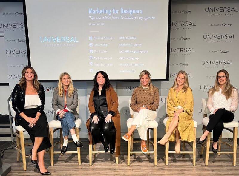 The “Future of Marketing for Designers” panel at Fall 2023 High Point Market