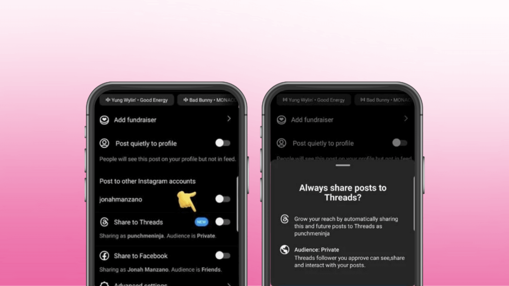 Instagram to Threads Cross-Posting